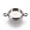 Non-Tarnish 304 Stainless Steel Links Connectors Settings X-STAS-K202-02C-P-1