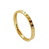 Textured 304 Stainless Steel Finger Rings for Women FS-WG1C589-01-2