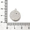 Brass Micro Pave Cubic Zirconia Pendants KK-Q035-16B-P-3