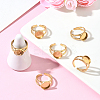 8Pcs 304 Stainless Steel Cuff Ring Settings STAS-BBC0008-13A-5