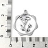 Non-Tarnish 304 Stainless Steel Pendants STAS-P338-01F-P-3