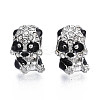 Rack Plating Alloy Enamel European Beads LS-MPDL-N039-090-1