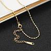 Ion Plating(IP) 304 Stainless Steel Oval Ball Chain Necklace for Men Women X-NJEW-M200-09G-1