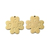 Ion Plating(IP) 316L Surgical Stainless Steel Pendants STAS-K280-17G-1