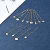 12Pcs 4 Styles 304 Stainless Steel Chain Extender FIND-FS0002-96B-10
