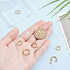 6Pcs 3 Styles Brass Twister Clasps KK-UN0002-52-3