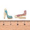 Alloy Rhinestone Pendants PALLOY-T092-25G-3