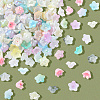 480Pcs 12 Colors Acrylic Bead Caps OACR-SC0002-31-7