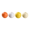 160Pcs 4 Colors Farmhouse Country and Rustic Style Painted Natural Wood Beads WOOD-LS0001-01L-2