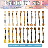 22 Bundles 22 Colors Autumn Themed Polyester Embroidery Floss OCOR-TA0002-80-4