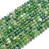Natural Banded Agate Beads Strands G-P573-A14-01-2