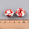 Opaque Acrylic Beads SACR-YW0002-01A-4
