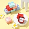 8Pcs 4 Colors Valentines Day Presents Packages Cardboard Ring Boxes CBOX-FS0001-07-8