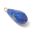 Natural Strawberry Quartz & Apatite & Lapis Lazuli & Lepidolite/Purple Mica Stone Pendants PALLOY-JF04925-4