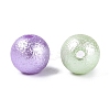 Textured Opaque Acrylic Beads OACR-N160-01A-2