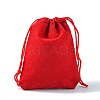 Velvet Cloth Drawstring Bags TP-C001-70X90mm-2-4