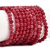 Natural Dyed Marble Beads Strands G-D315-A01-05-4mm-2