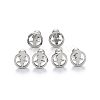 Tarnish Resistant 201 Stainless Steel Barbell Cartilage Earrings EJEW-R147-33-2