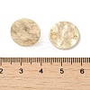 Brass Stud Earring Findings X-KK-H455-63G-3