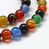 Natural Agate Beads Strands G-F417-05-12mm-3