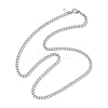 6Pcs 6 Styles 304 Stainless Steel Figaro Chain & Curb Chain & Box Chain & Water Wave Chain & Cable Chain Necklaces Sets for Women NJEW-JN05630-6