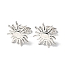 Non-Tarnish 304 Stainless Steel Sun Stud Earrings for Women EJEW-F300-10P-1