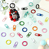 Spray Painted Eco-Friendly Alloy Swivel Snap Hooks Clasps FIND-SP0002-67-4