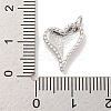 Rack Plating Brass Charms KK-Q814-20P-3