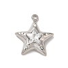 304 Stainless Steel Pendants STAS-L022-250-1