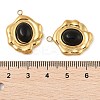 Natural Black Onyx(Dyed & Heated) Pendants STAS-P380-15G-02-3