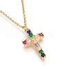 304 Stainless Steel Pendant Necklaces NJEW-E138-03G-2