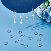 16Pcs 304 Stainless Steel Leverback Earring Findings STAS-UN0041-59-1