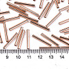 Electroplate Glass Bugle Beads SEED-S043-02C-03-3