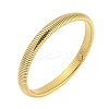 Ion Plating(IP) 304 Stainless Steel Spring Bangles for Women Men BJEW-U003-02E-G-1