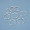 201 Stainless Steel Huggie Hoop Earring Findings STAS-P283-01L-S-3
