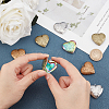8Pcs 4 Style 304 Stainless Steel & 316 Stainless Steel Locket Pendants STAS-UN0027-58-2