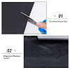 Polyester Portable Window Blackout Curtain for Travel AJEW-WH0632-03-4