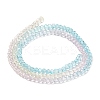 Transparent Painted Glass Beads Strands DGLA-A034-T2mm-A21-5