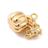 Brass Rhinestone Pendants KK-E793-20G-2