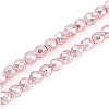 Baking Paint Electroplated Synthetic Non-magnetic Hematite Beads Strands G-H072-A01-01K-1