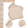 Wood Vinyl Record Divider WOOD-WH0124-92B-4