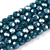 Opaque Glass Beads Strands EGLA-A035-P4mm-A36-1