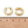 Clear Cubic Zirconia Star Hoop Earrings X-EJEW-C022-01G-3