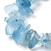 Natural Aquamarine Chip Beads Strands G-E271-96-5