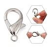 Zinc Alloy Lobster Claw Clasps LS-PALLOY-D008-P-3