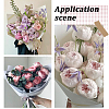 114Pcs Square Cotton Flower Bouquet Wrapping Paper Decoration AJEW-SP0004-30A-7