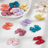14Pcs 7 Colors Resin Pendants RESI-LP0001-22-1