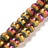 Electroplate Glass Beads Strands EGLA-Z001-03A-FP02-1
