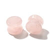 Natural Rose Quartz Ear Plugs Gauges G-I359-12C-2