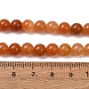 Natural Red Aventurine Bead Strands G-P257-02-6mm-7